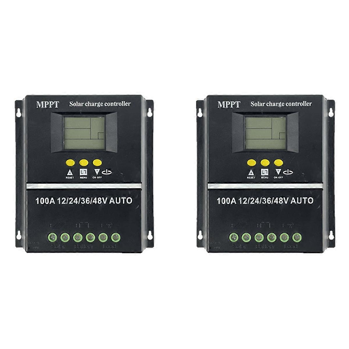 PWM 12V 24V 36V 48V AUTO Solar Panel Charge Controller Solar PV Battery Charger with LCD MPPT Solar