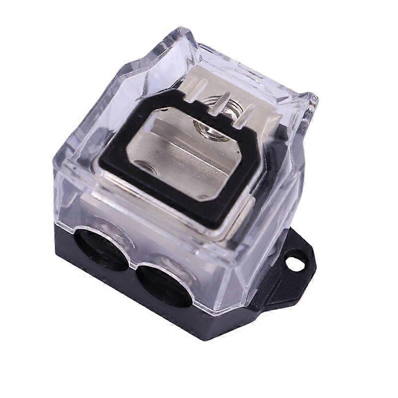 Automobile audio power amplifier distribution box, nickel-plated zinc alloy, suitable for all vehicle models