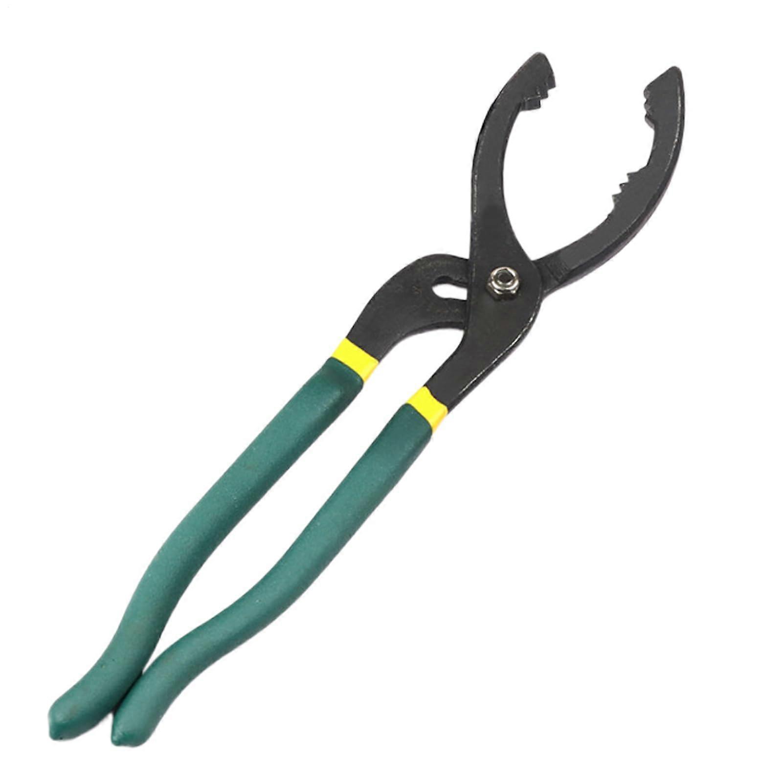 Oil Filter Wrench Adjustable, HeavyDuty Steel Tool With NonSlip Handle For Car Maintenance, Universal Fit