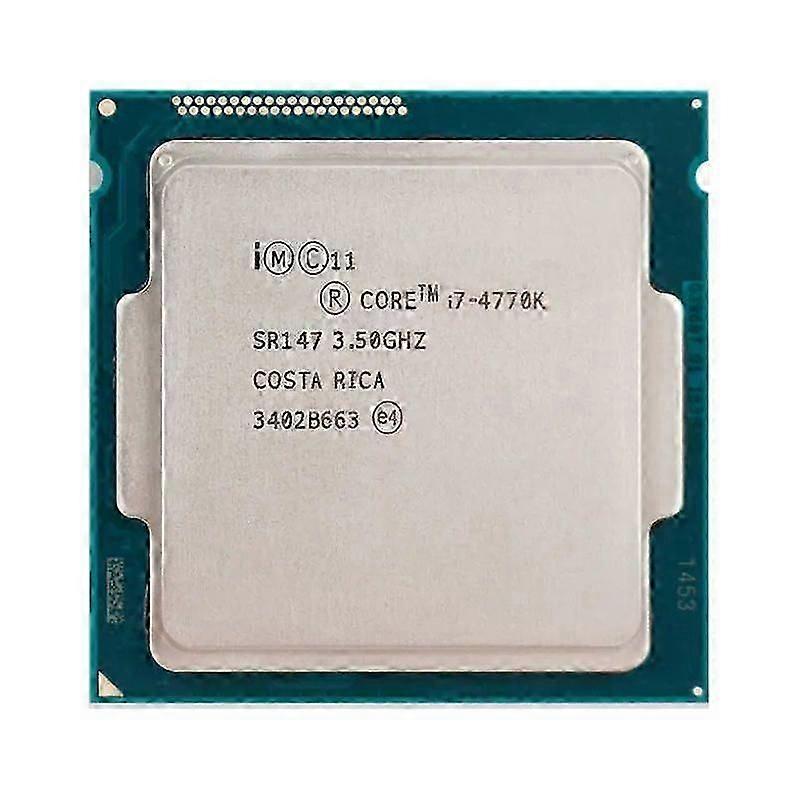 Core i7-4770K CPU - Sockel LGA 1150 4 Kerne 8 Threads 3,5 GHz 8 MB L3 Cache 84 W.