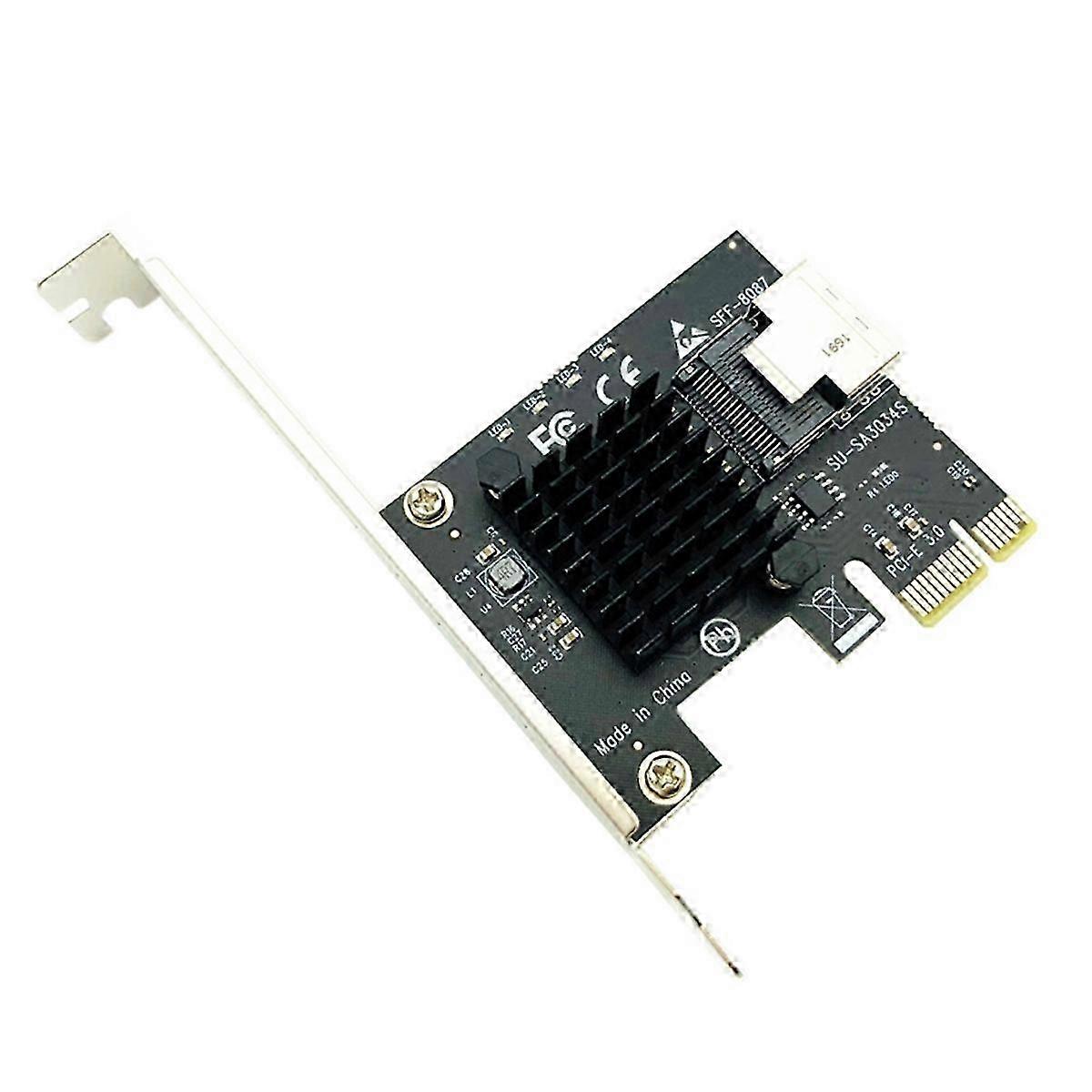 PCI-E 1x to Mini SAS SFF-8087 Adapter Card Mini PCI Express X1 2.0
