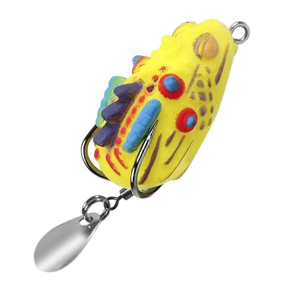 Frog Lure for Black Bass, Silicone Material, Effective and Easily Castable