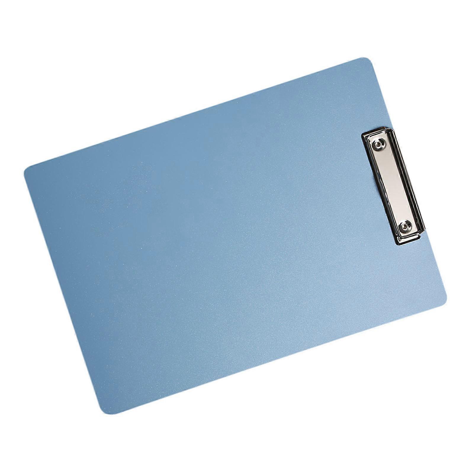 A4 Thick Plastic Clipboard Folder with Vertical Clips for Documents