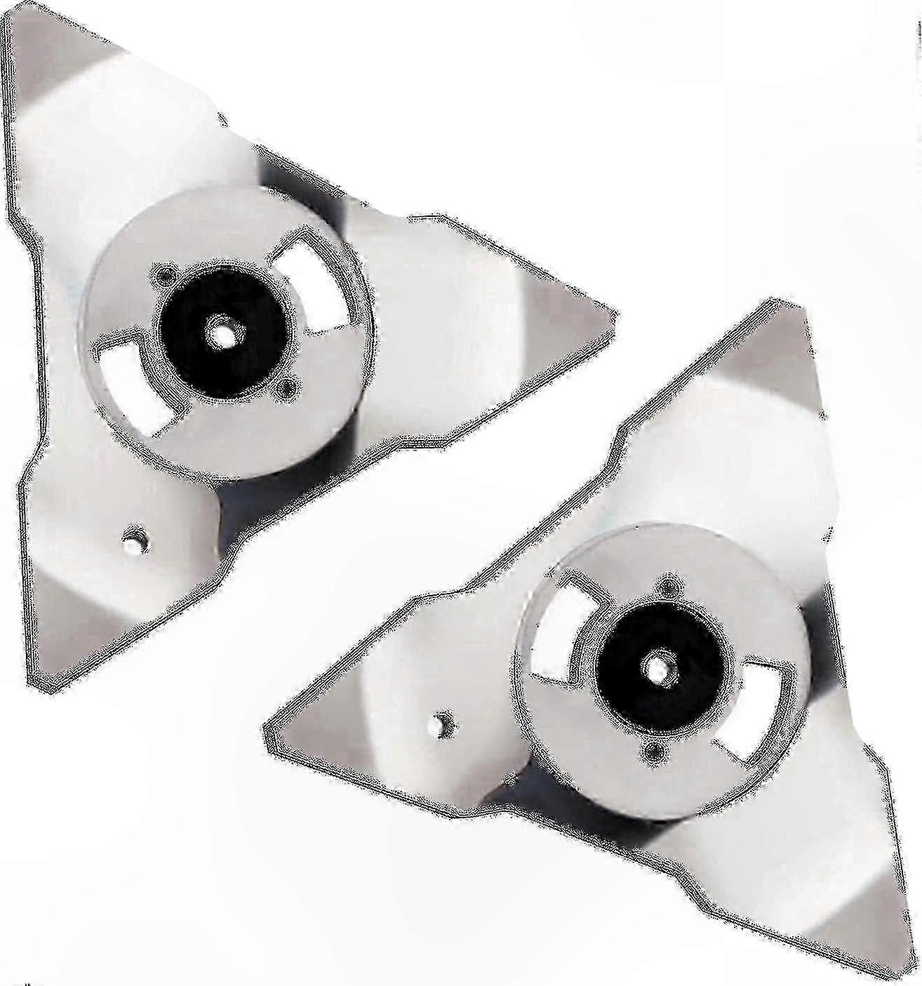 Stainless Steel Blades for Robotic Lawn Mowers - 2 Pack Replacement Fit Models RS TS MS RC TC MC