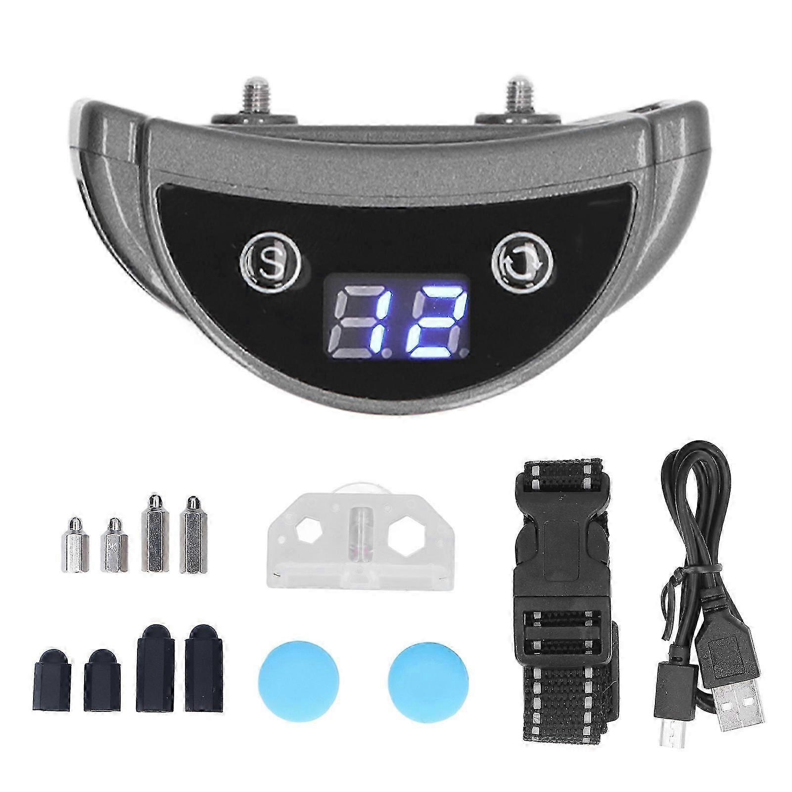 Dog Barking Collar Waterproof Adjustable Sensitivity Sound Vibration Rechargeable Puppy Training Collar