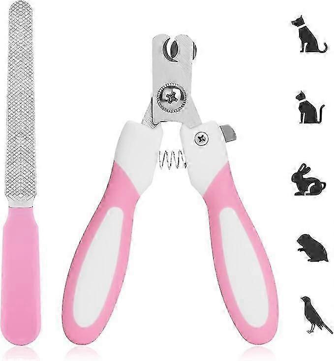 Tırnak Törpüsü ile Köpek Tırnak Makası, Paslanmaz Çelik Kedi Tırnak Makası Profesyonel Pet Tırnak Makası, Yavru Köpekler için Uygun, Emniyet Kilidi ve Pr ile Yavru Kedi