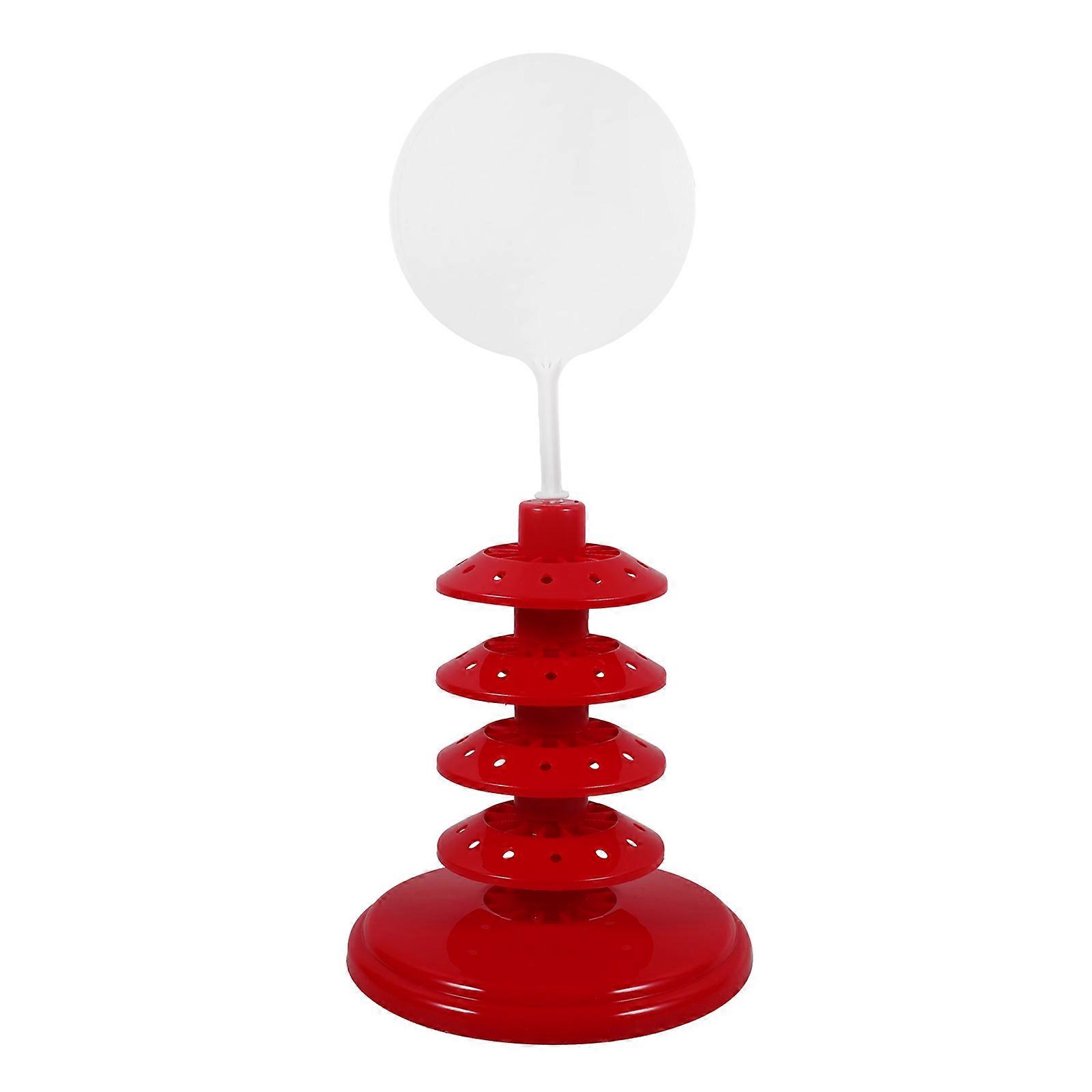 Red PP Lollipop Holder for Decor Display Smooth Edges Suitable for Birthday Parties and Weddings Size 10.5 x 6.5 x 5.5