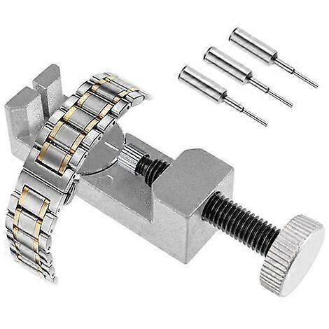 Adjustable Pin Punch Tool Compatible with Watches/Clockmaking + 4 Pin Punches of
