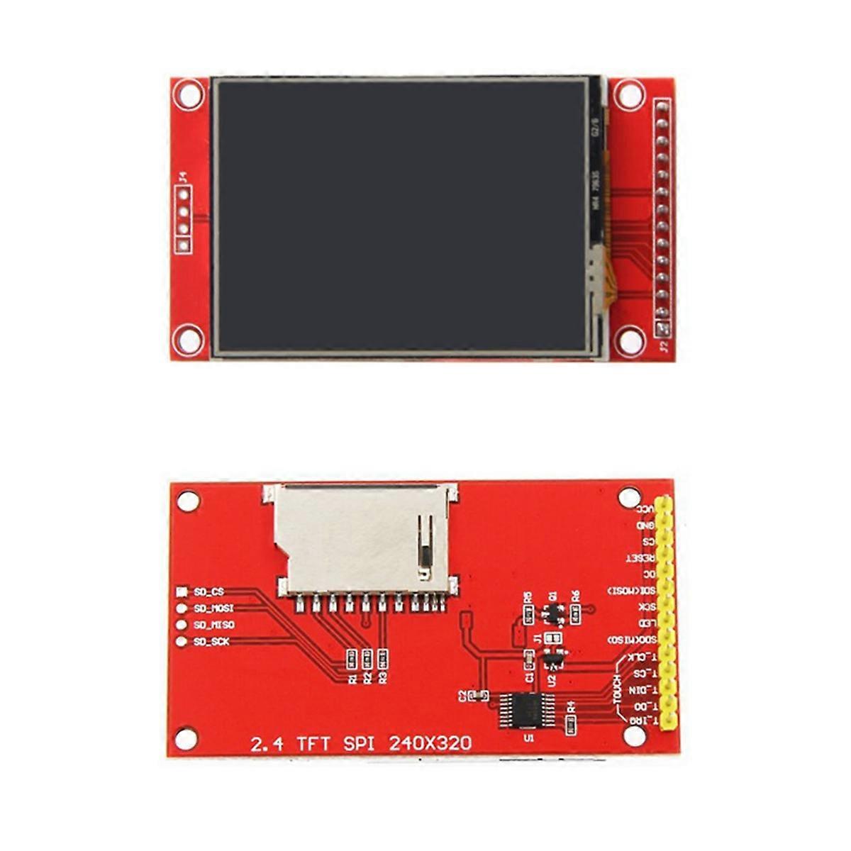 2.4 Inch SPI LCD Screen Module 240x320 TFT Module ILI9341 Serial Port Display Module for No Touch