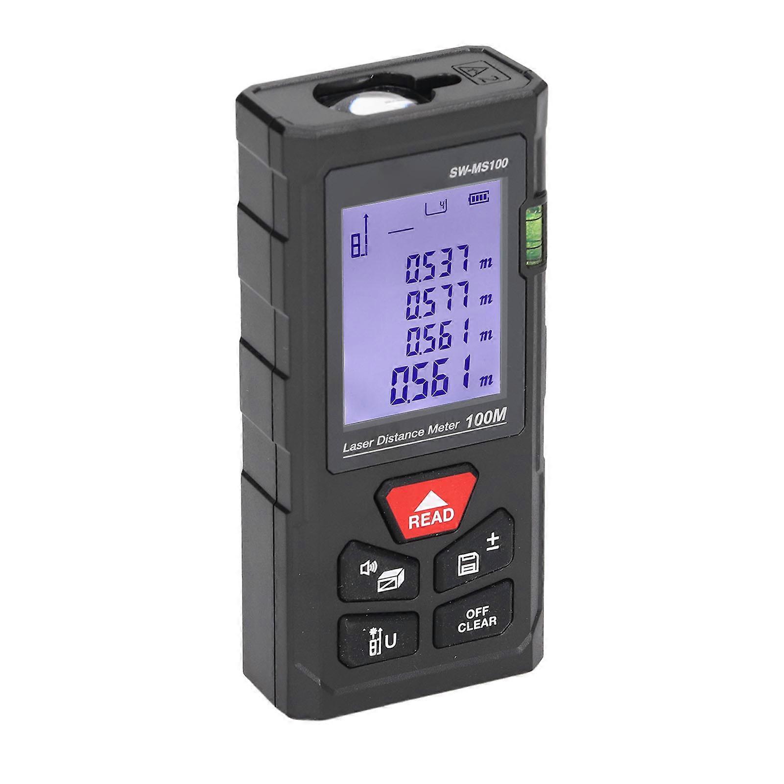 High Precision 100m Laser Distance Meter Handheld ABS Device
