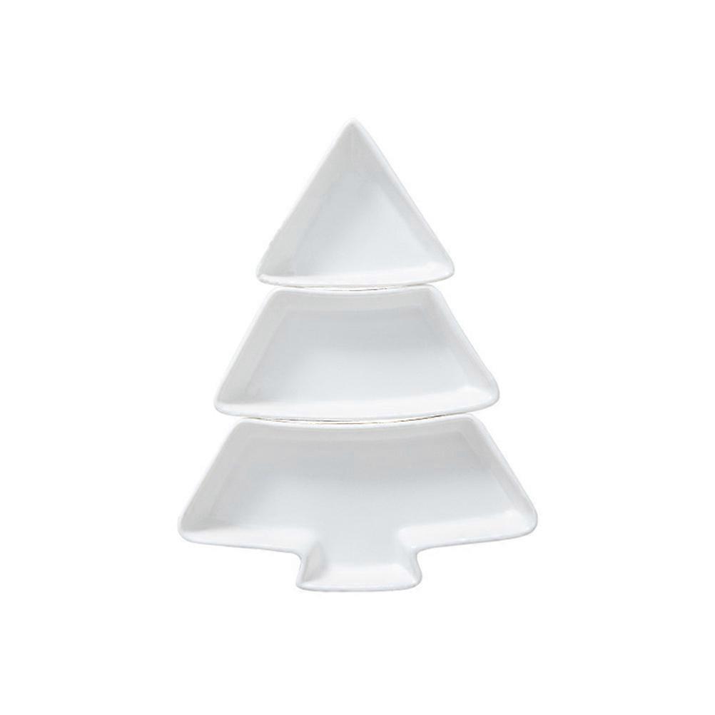 Christmas Tree Shape Candy Snack Appetizer Serving Platter for Party Use