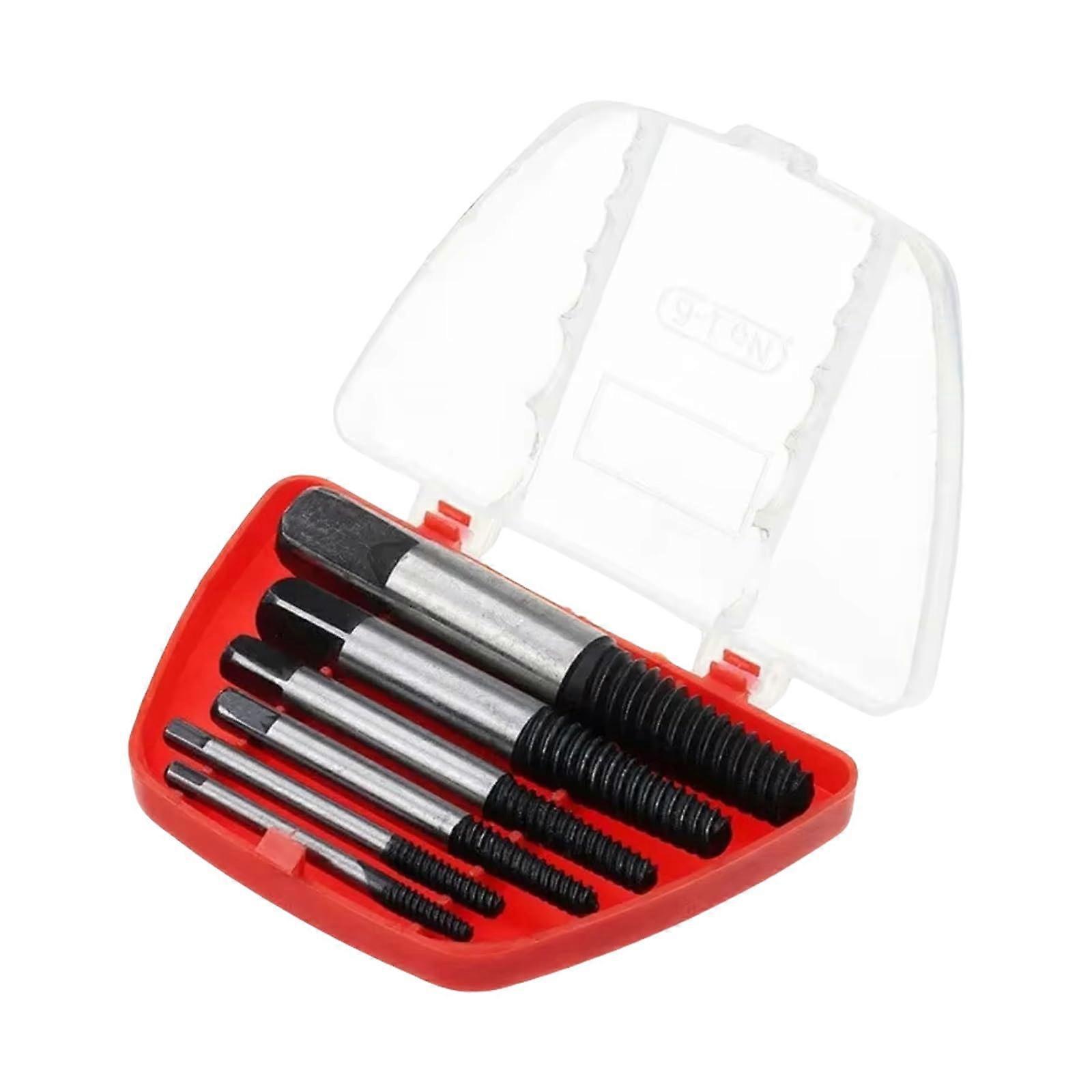 Screw Extractor Set 5/6-Piece For Faucet And Pipe Removal, Screw Extractor Kit, Pipe Removal Tool Accessories