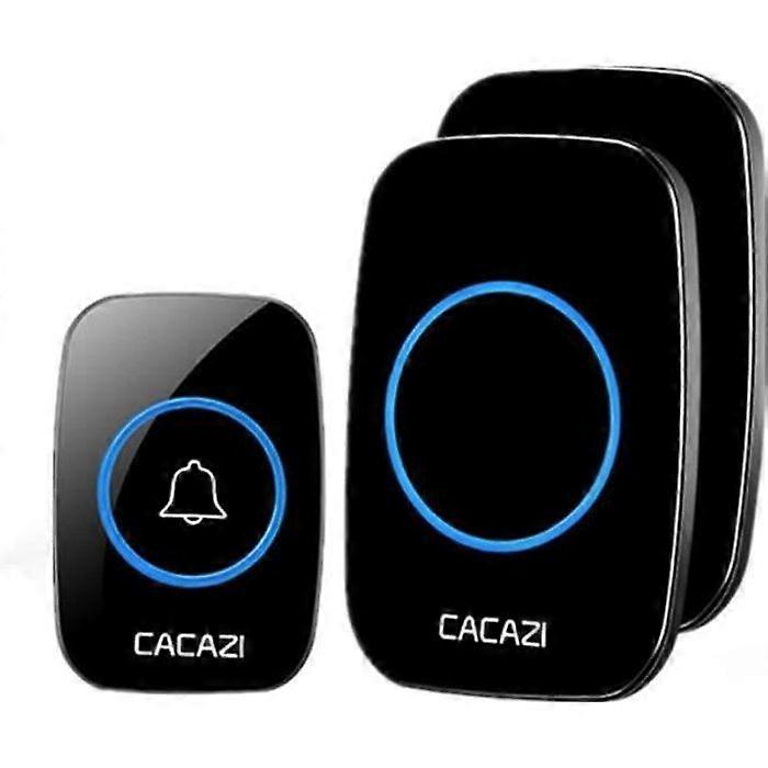 Wireless Doorbell - SWONUK - Black - 300m Range - 38 Musics - IP55