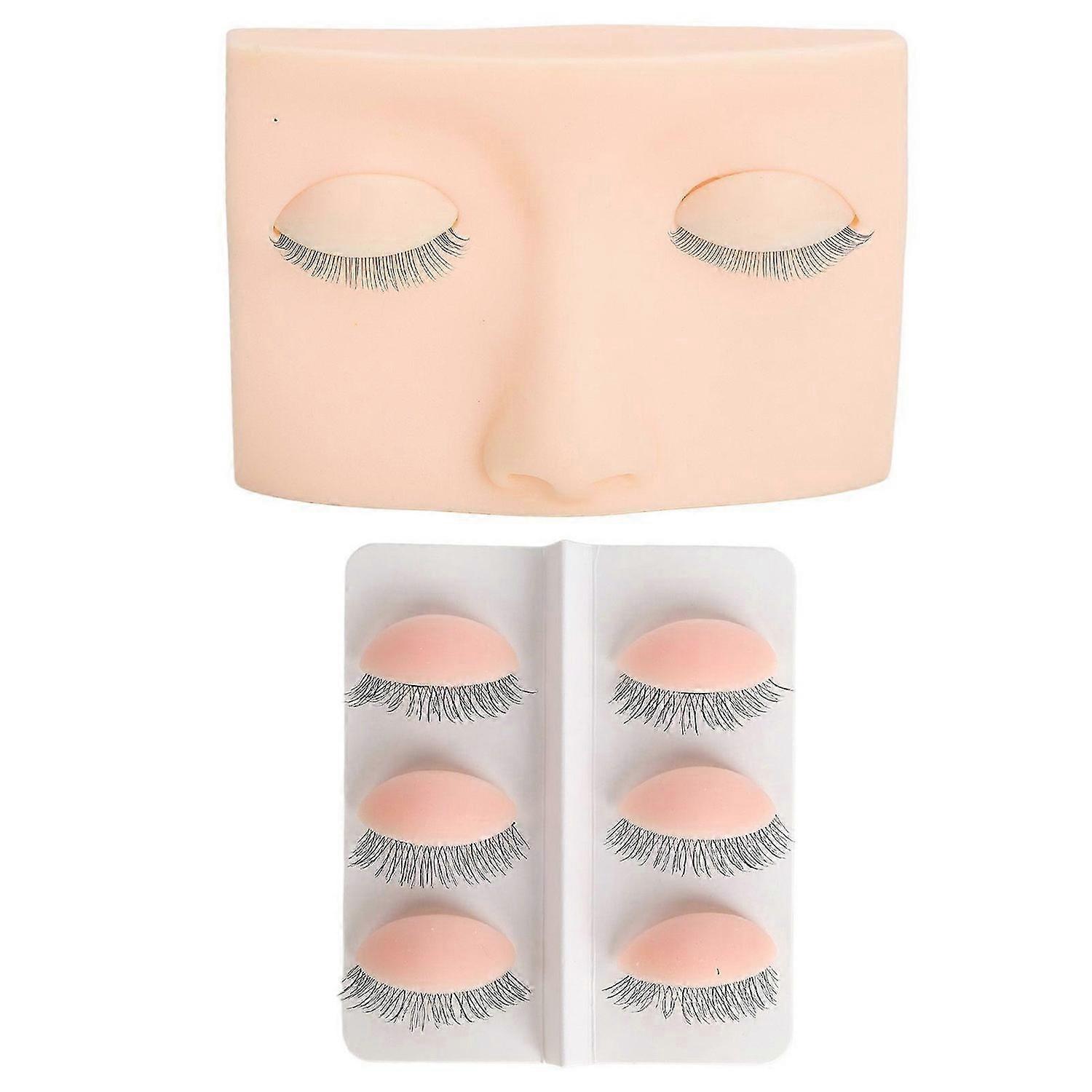 2025 Latest Model Eyelash Extension Mannequin Head Set Lash Extension Practice...