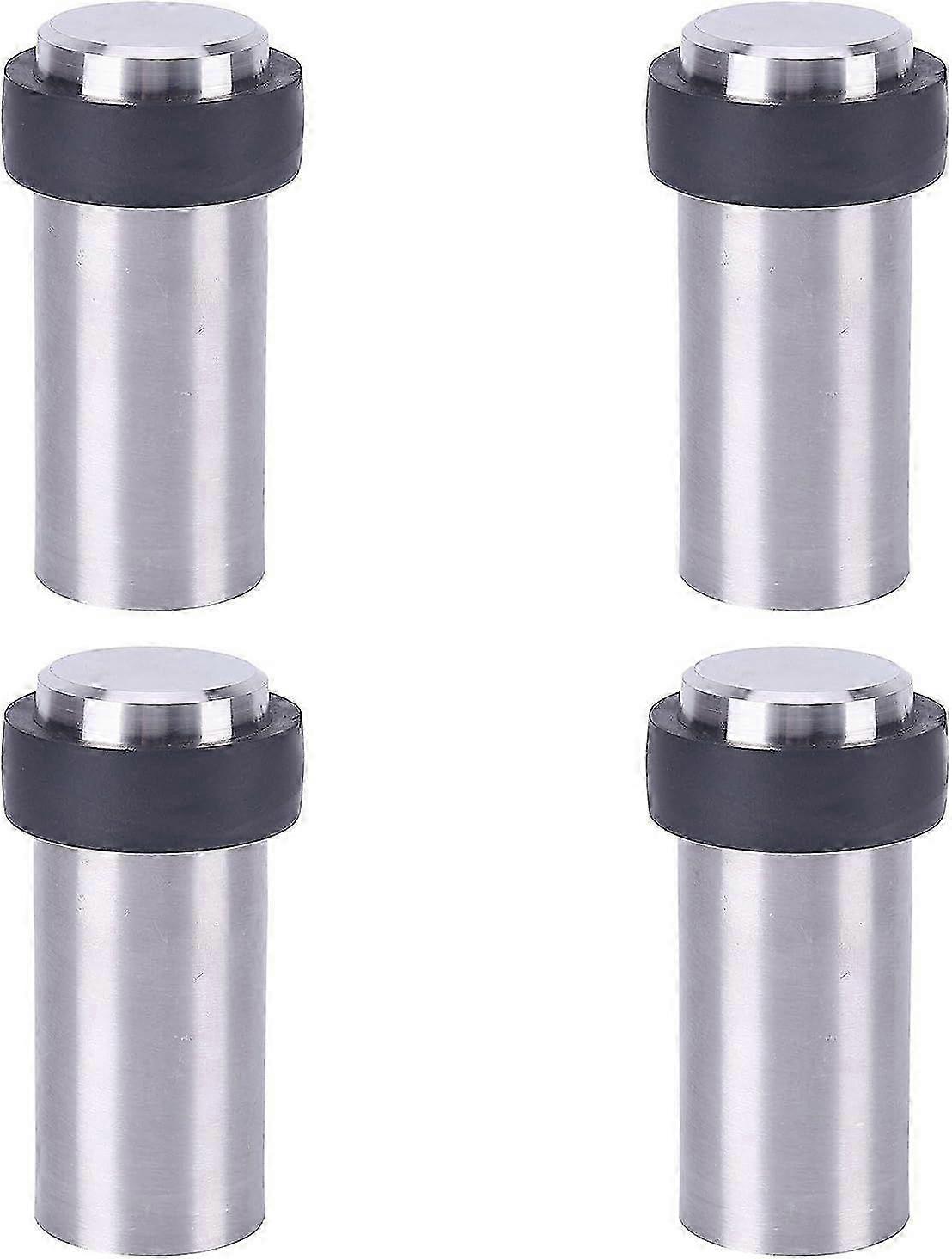 4 x stainless steel door stops for floor mounting (for screwing/drilling)