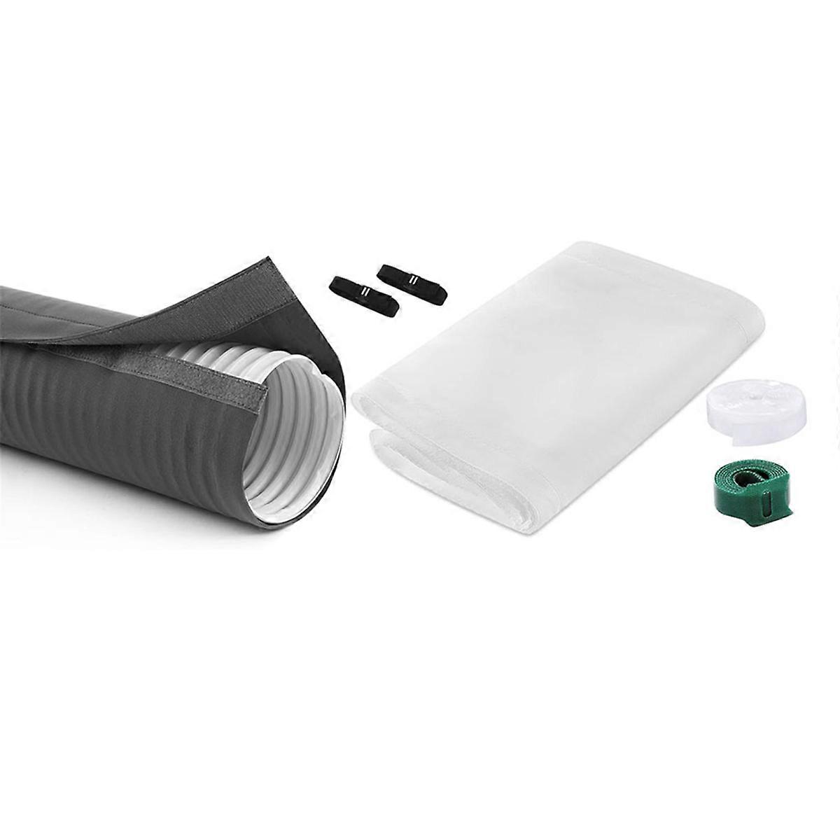 Portable Air Conditioner Window Vent Kit AC Hose Cover Wrap
