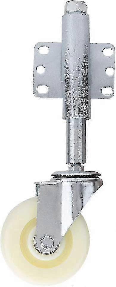 2025 4" Spring Loaded Gate Wheel, Heavy Duty 440lbs Load Capacity Gate Wheel Spring Loaded Swivel Caster1pcs)