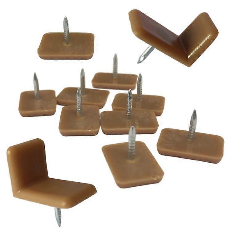 20PCS Drawer Glides and Slides - Square and L Shape Plastic Drawer Stoppers for Dresser Tack Repairing Dressers