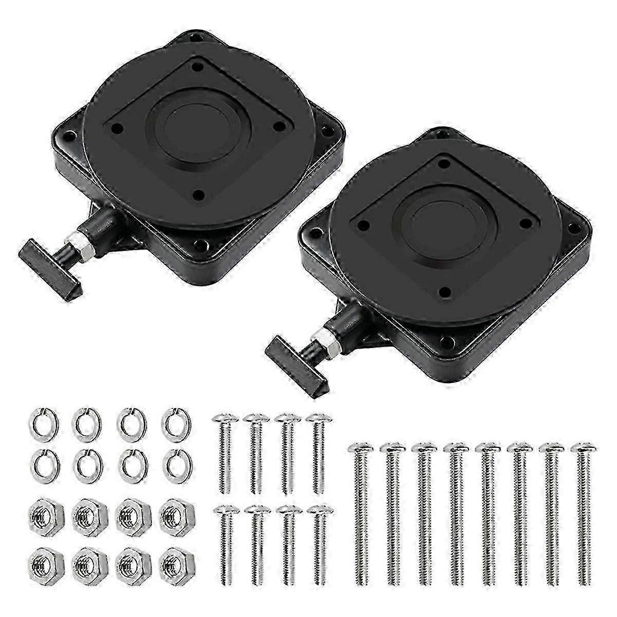 2Pack 2207003 Low-Profile Swivel Base Compatible with for Ca-Nnon 3991913 Downrigger Mount