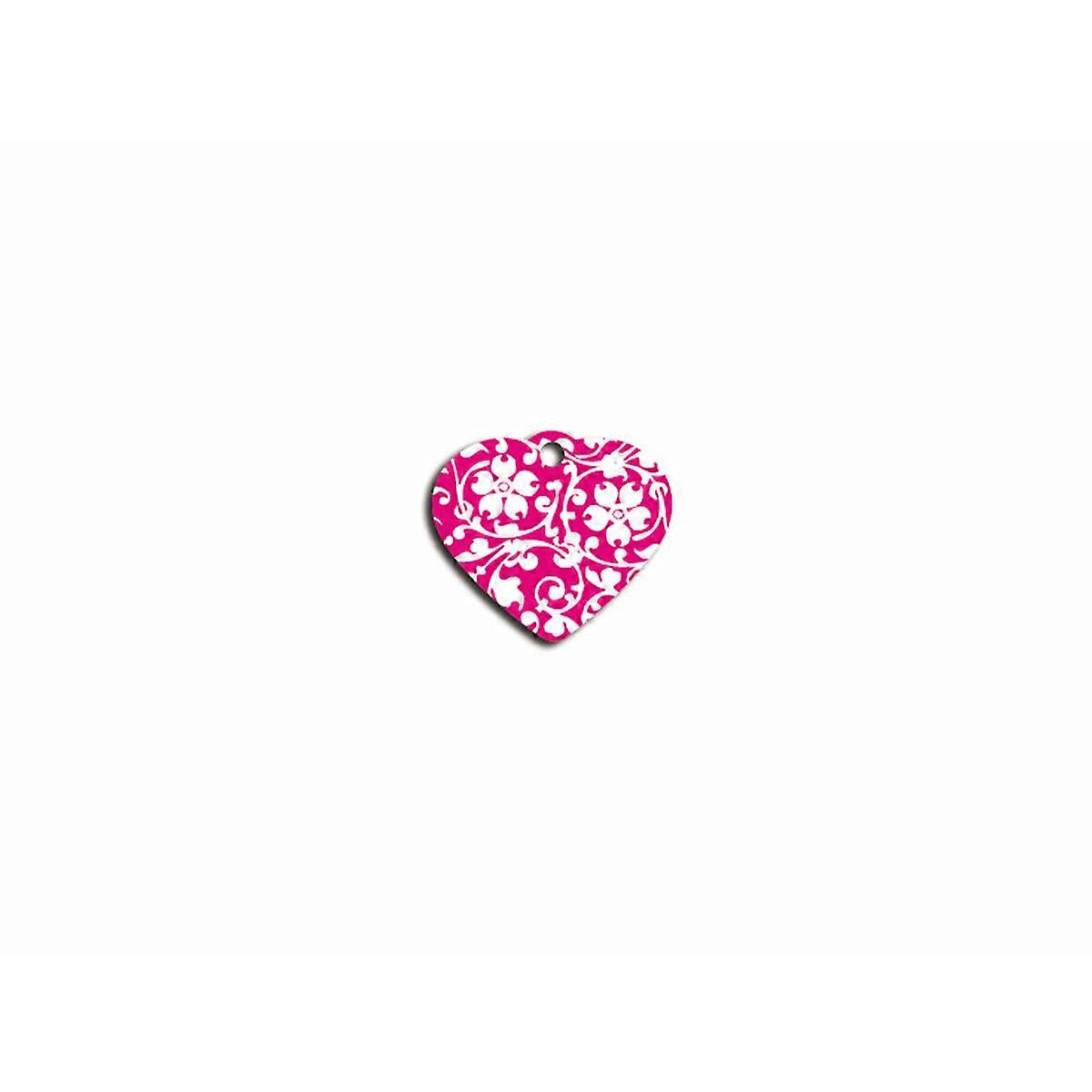 Identification plate Imarc Heart Pink
