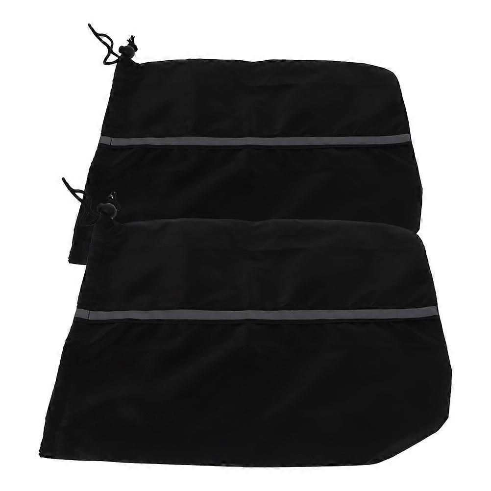 Black Car Side Mirror Covers 2Pcs for Protective Snow Shield