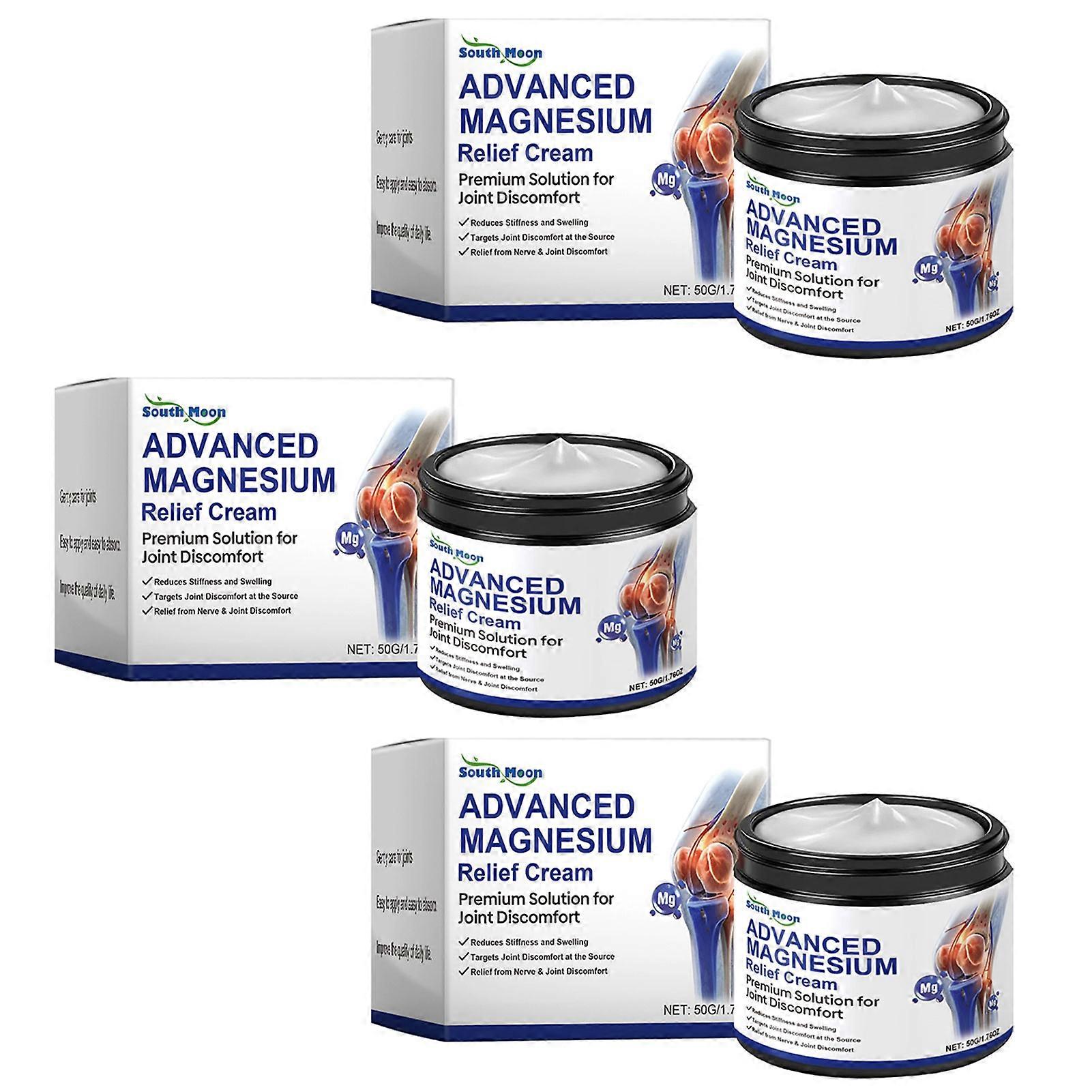 Magnesium Massage Cream for Knee Joint Pain Relief Fast-Acting Muscle & Nerve Soothing Lotion for Active People & All Skin Types
