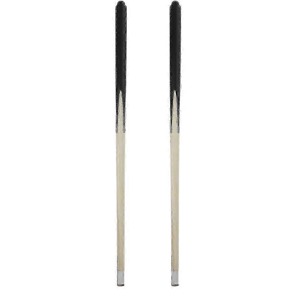 2pcs Pool Cue Wood Billiard Cue Stick Convenient Cue Stick Short Pool Cue Sticks
