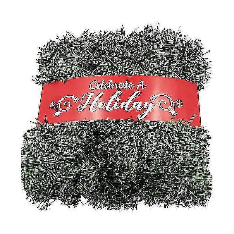 Green Rattan Christmas Wreath for Festive Home and Holiday Decor