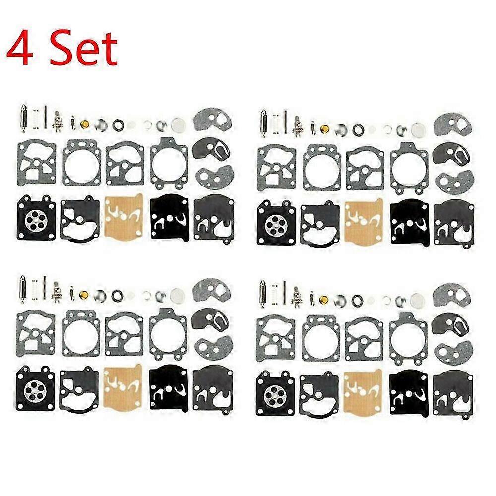 Suitable 4 Set Carburetor Gasket Diaphragm Rebuild Kit For Walbro K10-wat Wa Wt Series