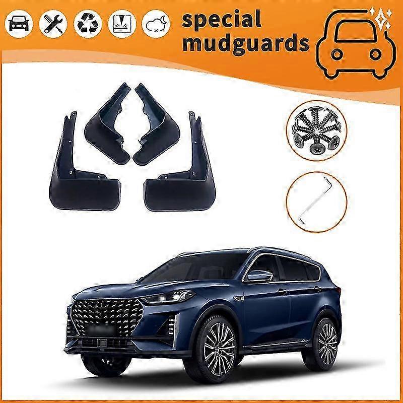 Be Suitable For 21-24 Jetour X70plus Models Mudguards Fender Mudflaps Front Rear Flares Splash Guards Cover Car Accessorie