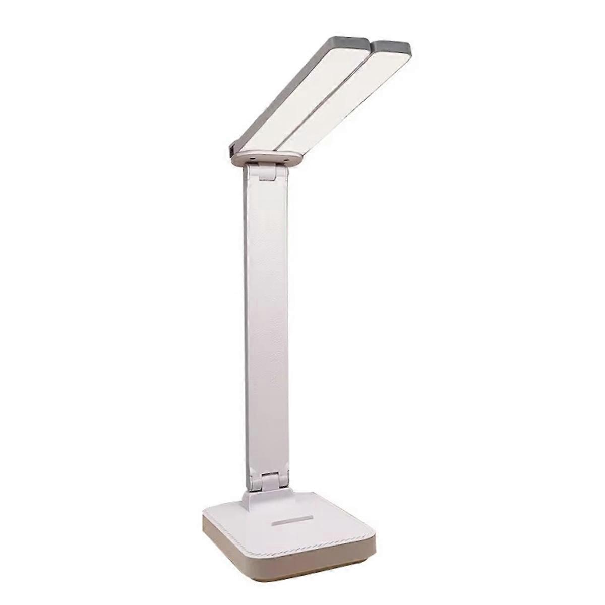 LED Desk Lamp 3 Level Dimmable Touch Night Light Rechargeable White