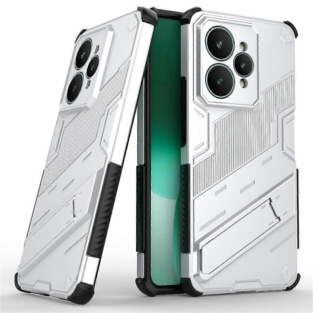 Compatível com Realme 15 5G Case PC + TPU Capa de Telefone à Prova de Choque com Suporte