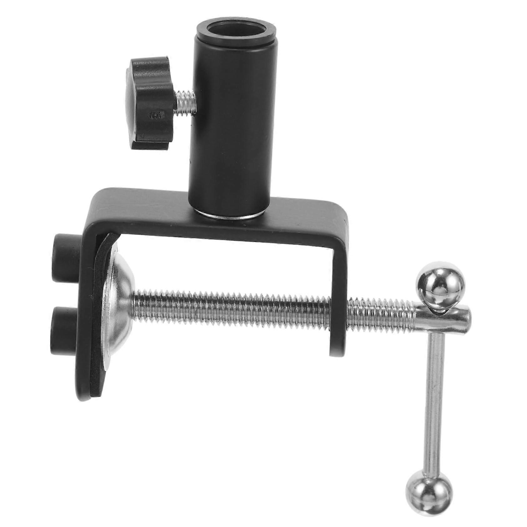 Adjustable Desk Lamp C Clamp For Desktop Microphone Stand Mount Plastic And Metal Table Clamp Over Table Rod