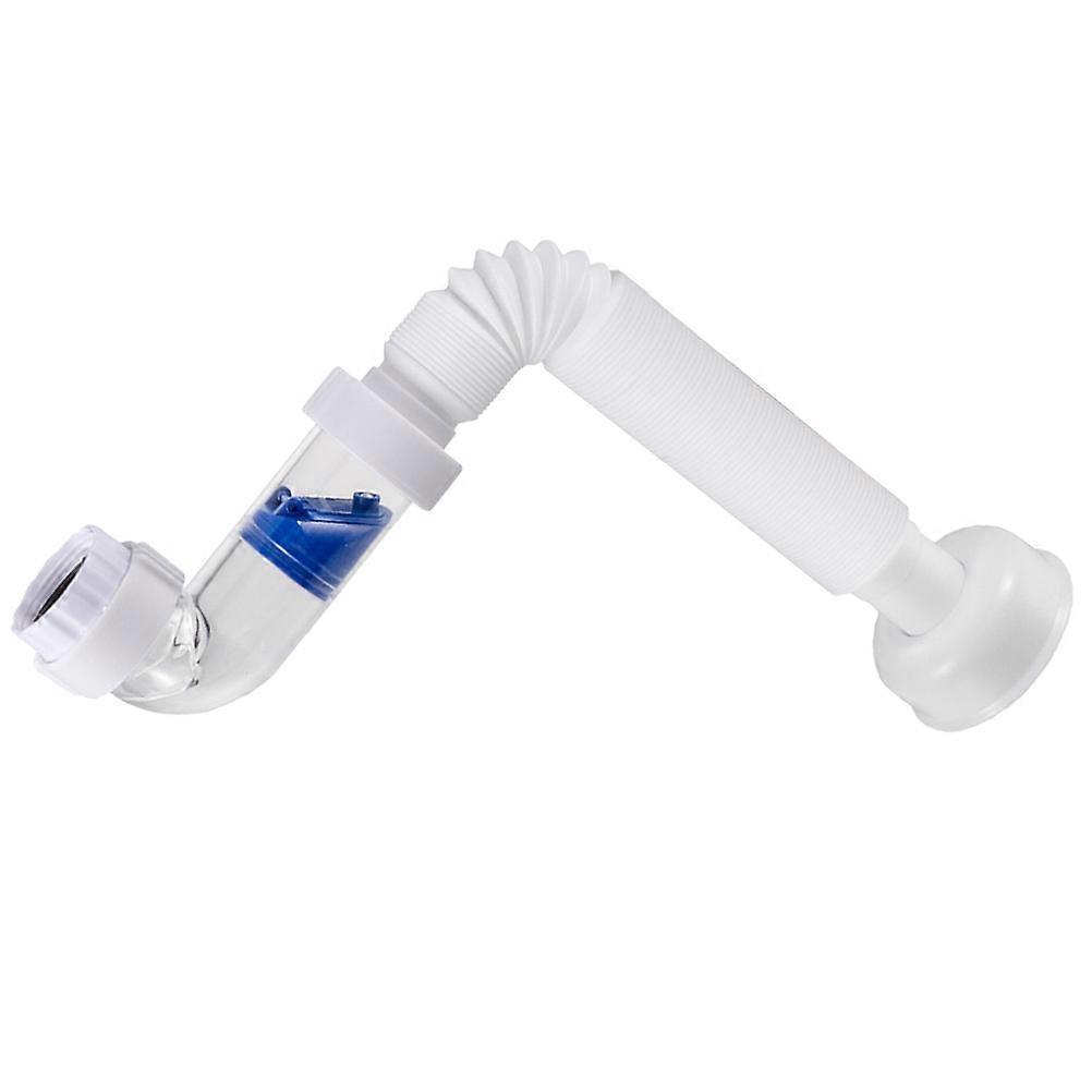Sink Drain 2Pcs Easy Installation Pipe for Bathroom and Kitchen