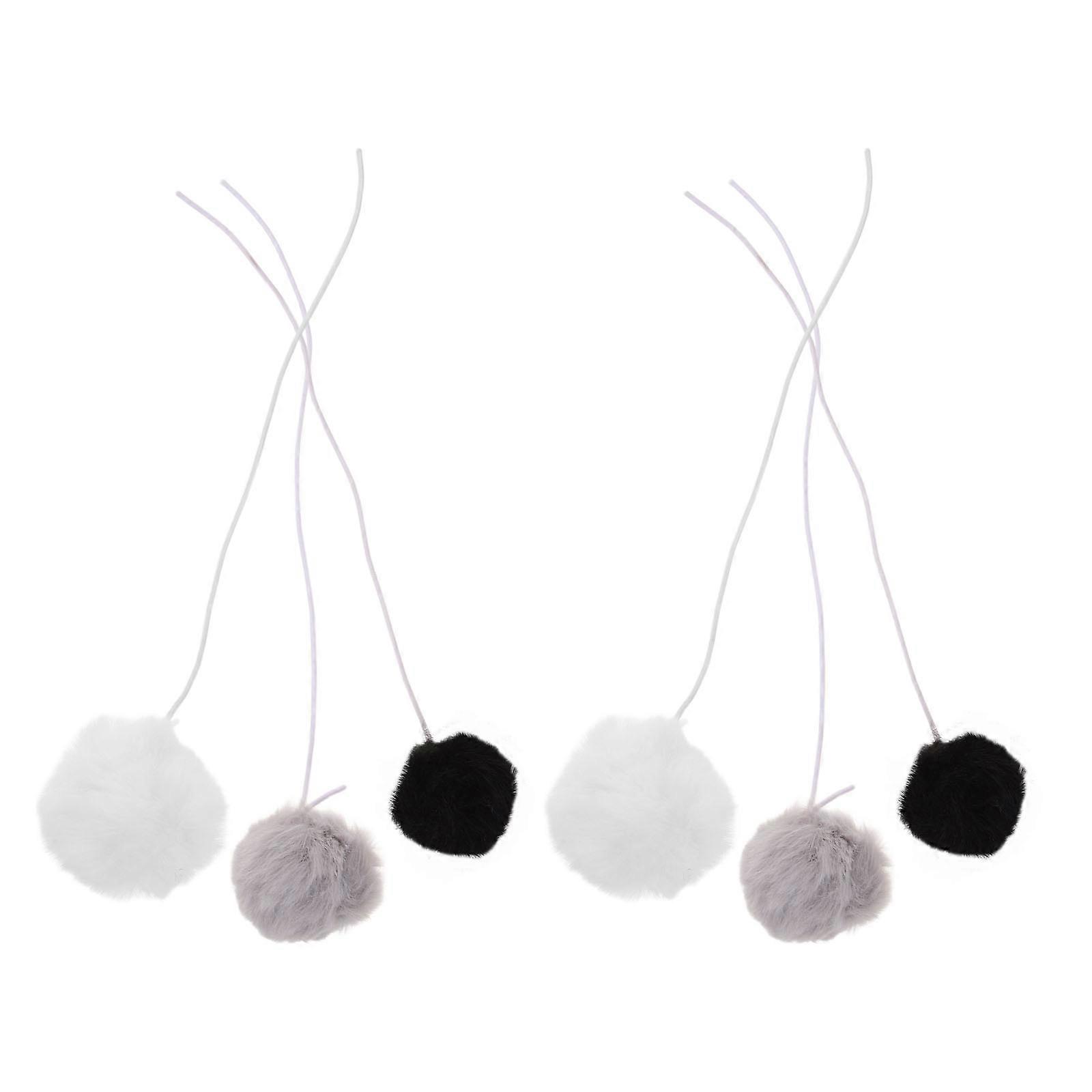 Cat Interactive Toy Balls Elastic Hanging 18Pcs for Pets