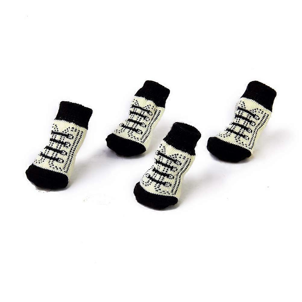 Doggie Socks Small Non Slip Socks for Pets 8Pcs Set