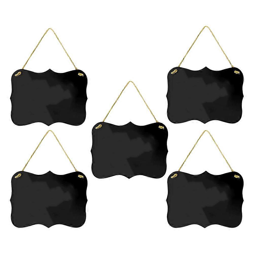 Black Acrylic Message Board for Hanging with 15Pcs Decorative Tags