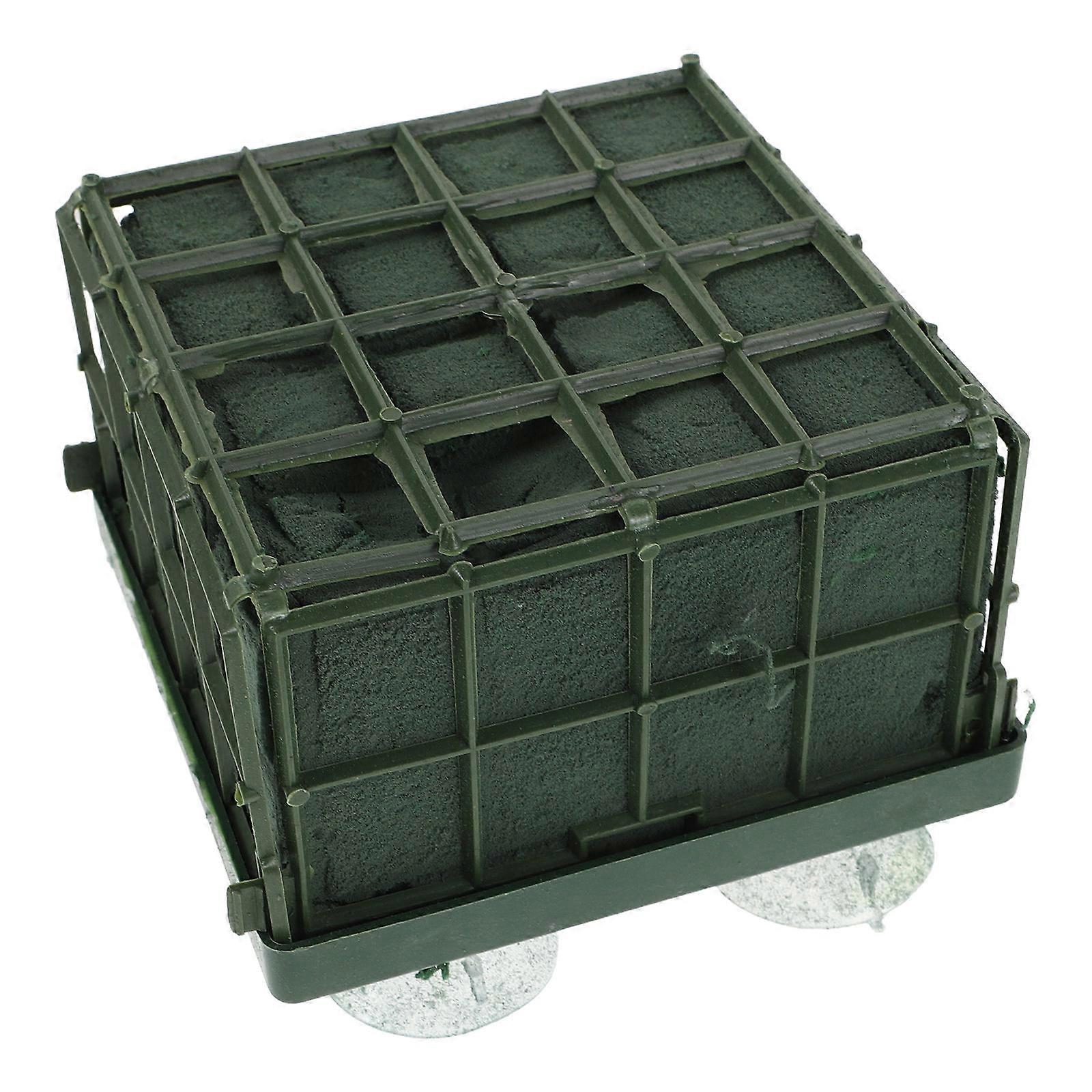 Square Floral Foam Bricks for Flower Arrangement with 4Pcs Holder