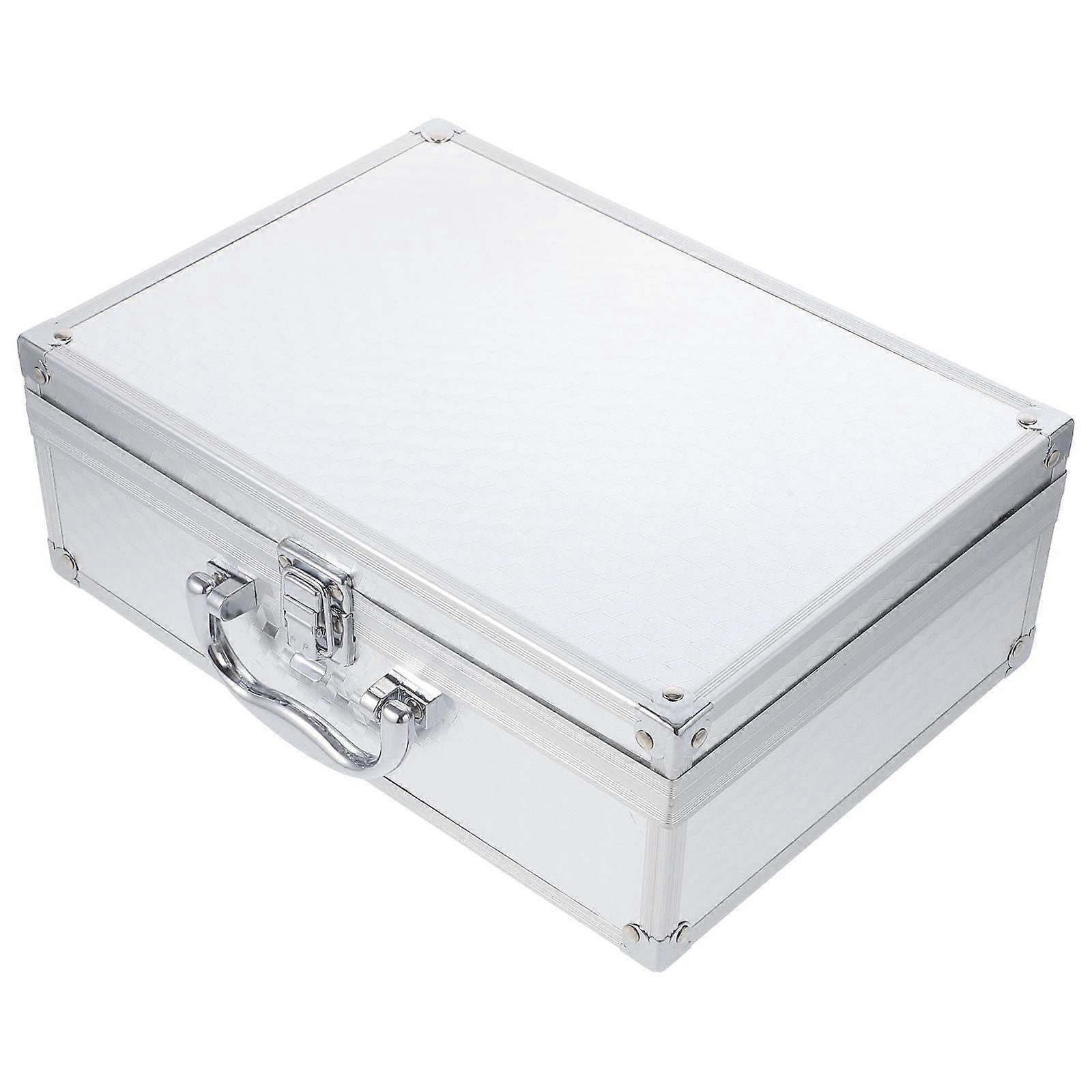 Tool Carrying Case for Storage Use 2Pcs Aluminum Alloy Portable Metal Case