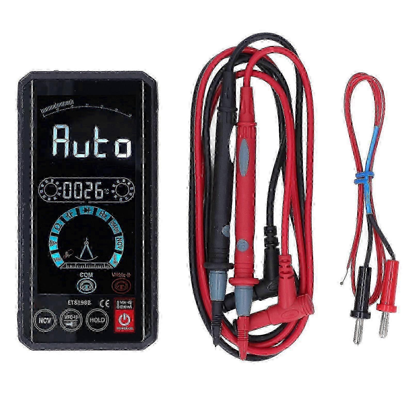 Digital Multimeter Touch Screen DC AC Voltage Meter Resistance Capacitance Tester Tool 2025