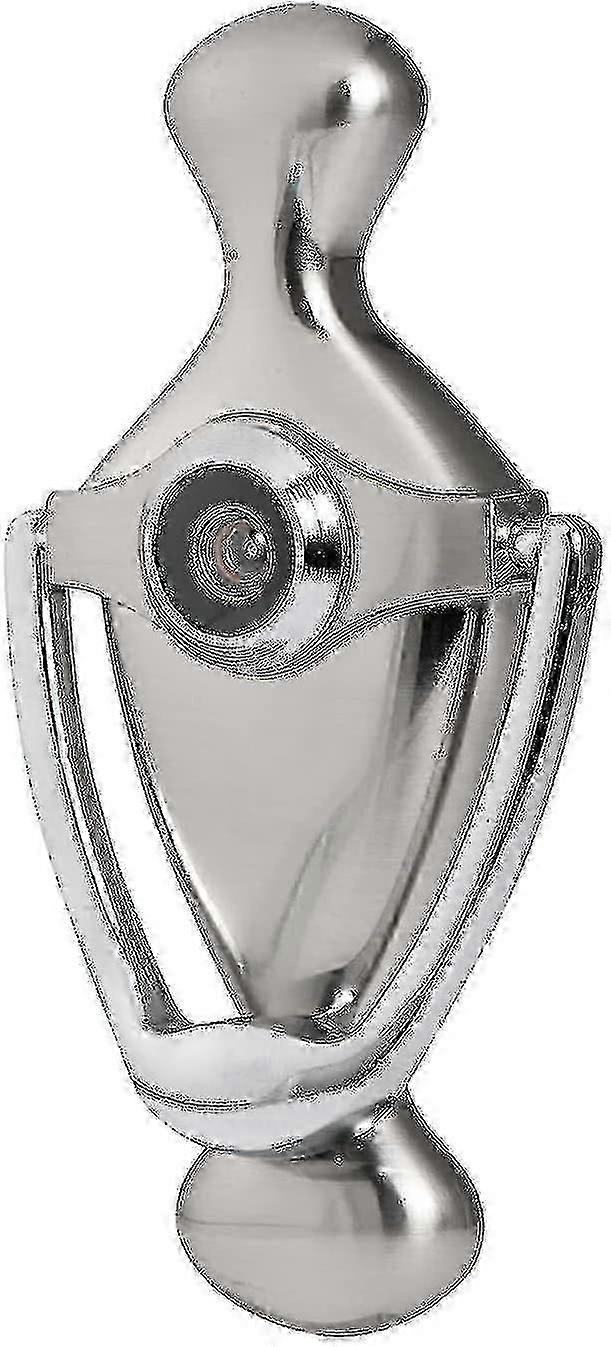 Aldrava de porta de níquel escovado com visualizador de 5,8 polegadas hardware de entrada resistente