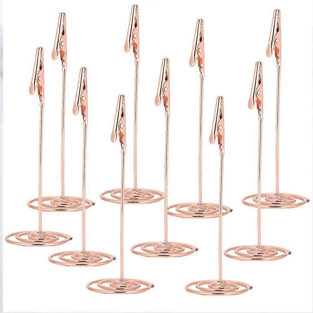 10pcs Card Holder Memo Holder Clip Desktop Name Card Holder Memo Photo Clip