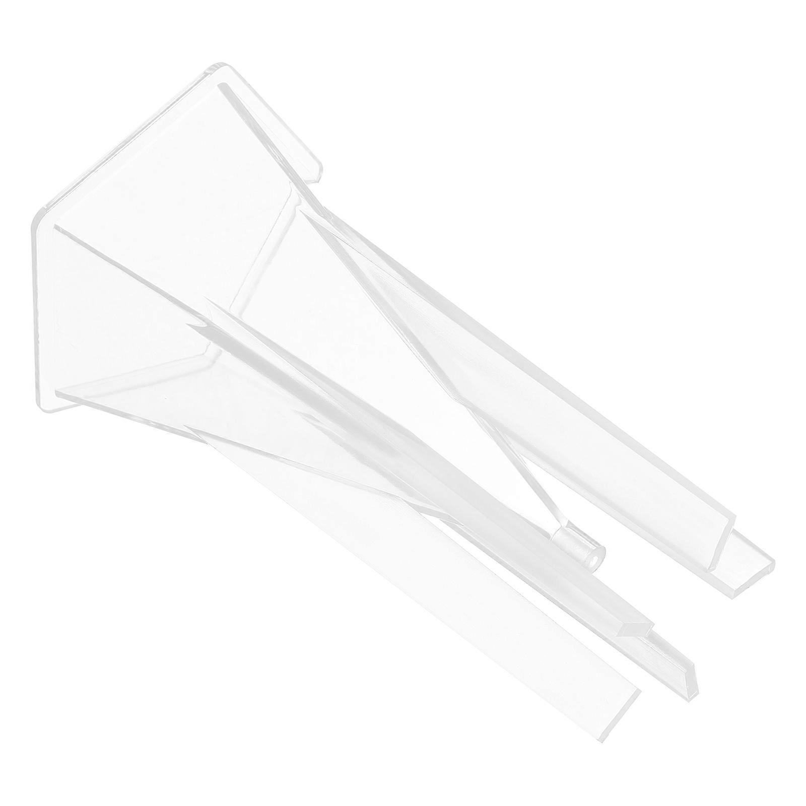 Cone Candle Molds Acrylic Pyramid Shape for Aromatherapy 5Pcs Set