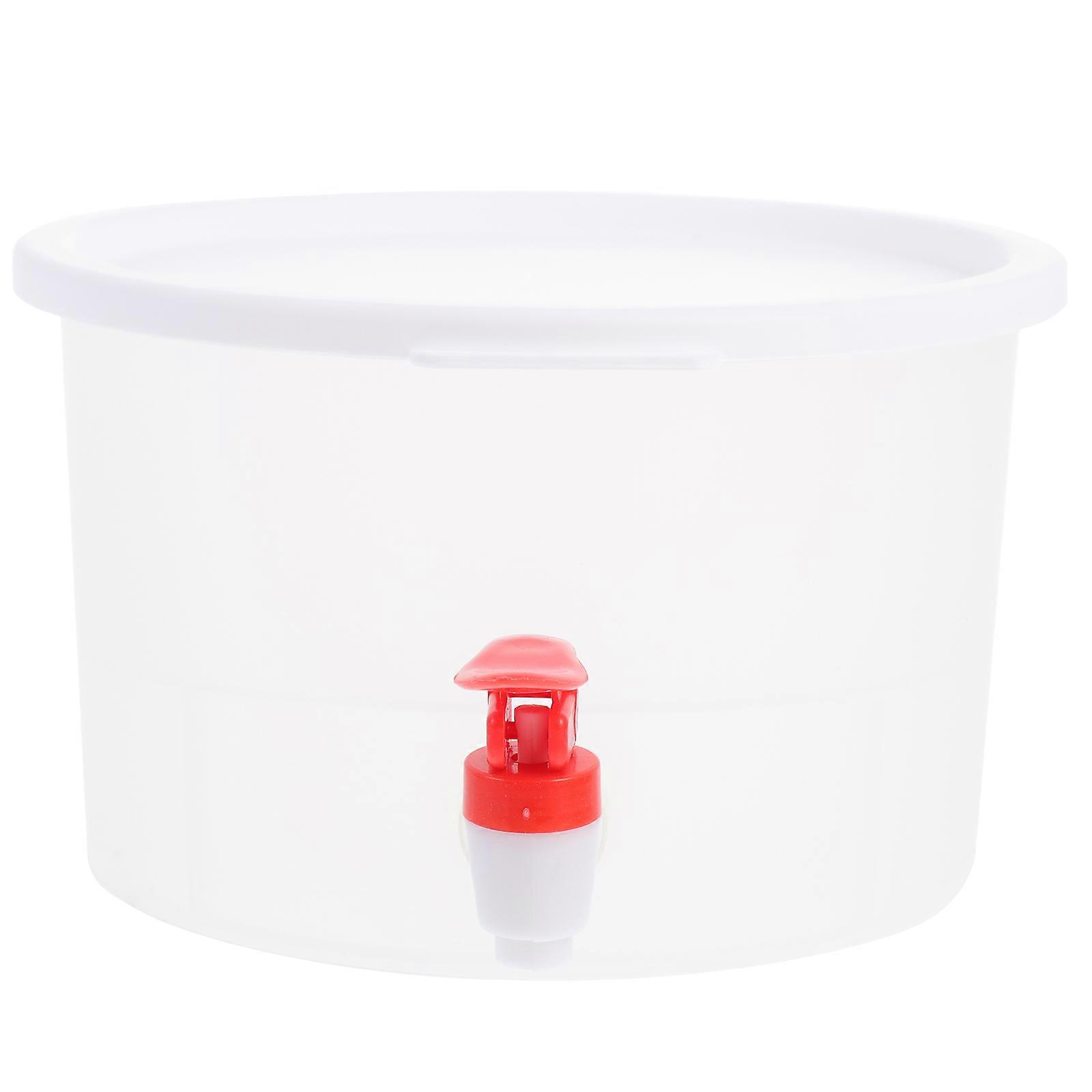 Pitcher with Faucet for Cold Water Storage 1Pcs White