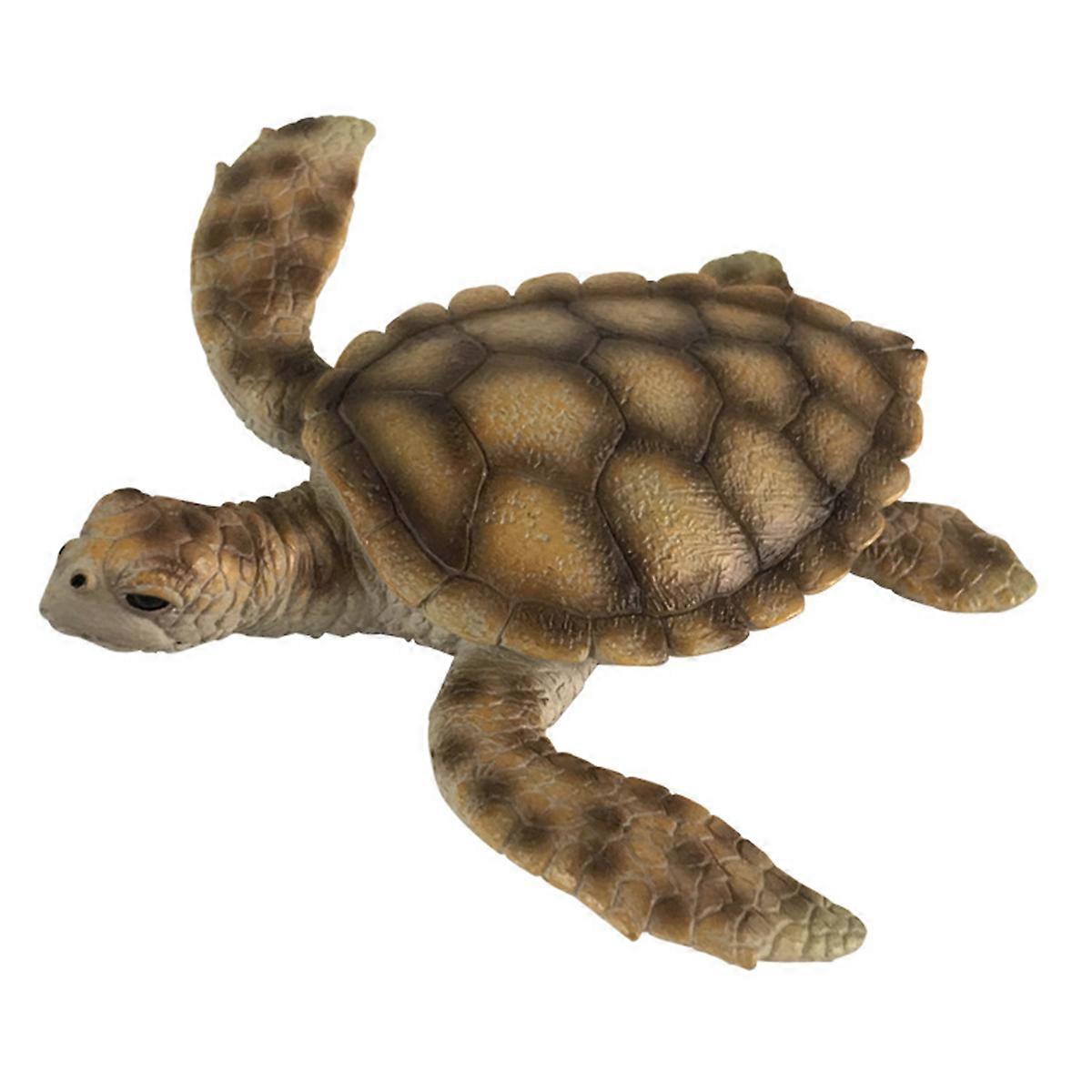 Plastic Turtle Figure Simulation Toy for Playing 3Pcs Realistic Sea Animal Models