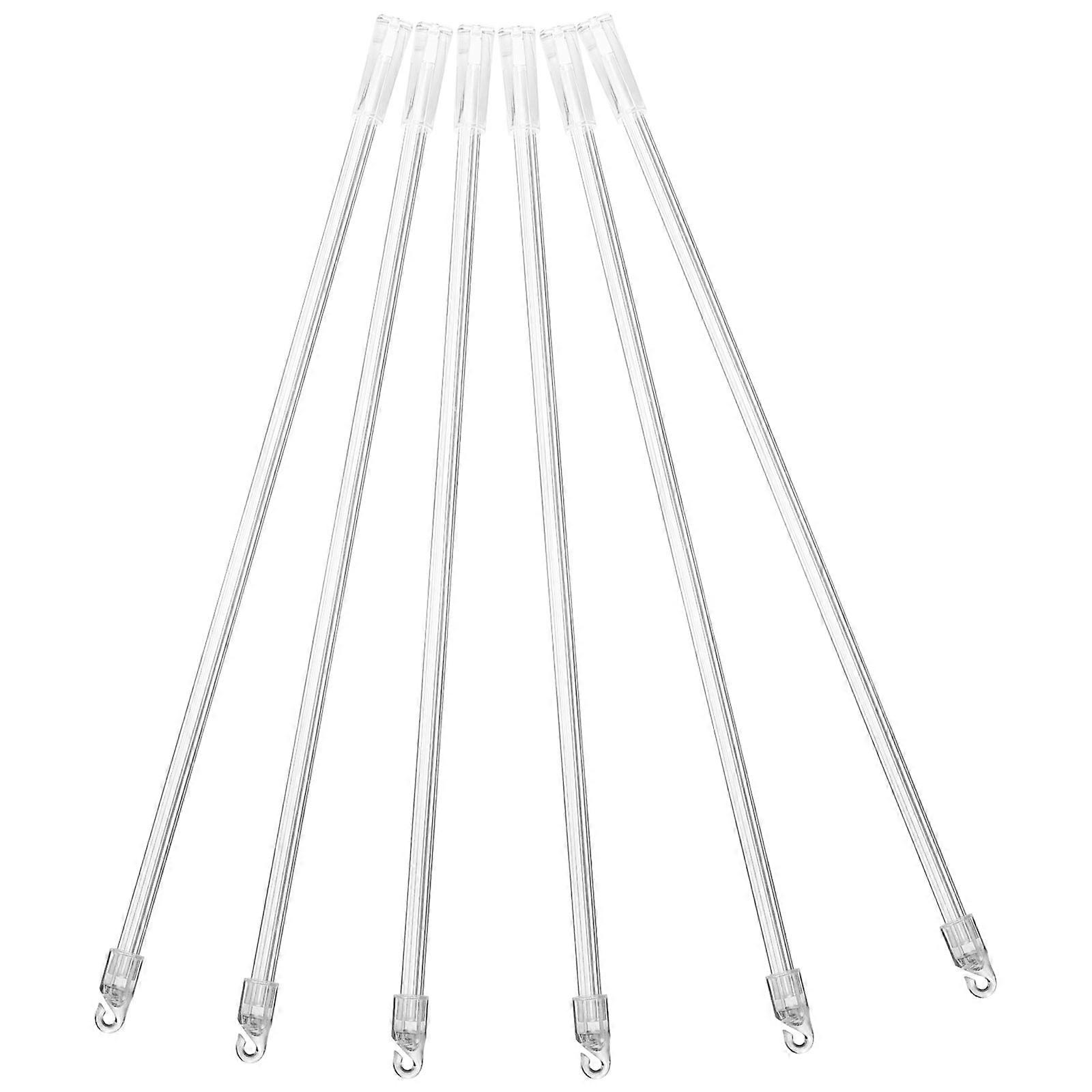 Vertical Blind Transparent Blind Rods for Home Tilt Control 12Sets