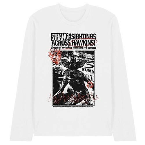 Stranger Things 5 Unisex Adult Sighting Demogorgon Newspaper Long-Sleeved T-Shirt