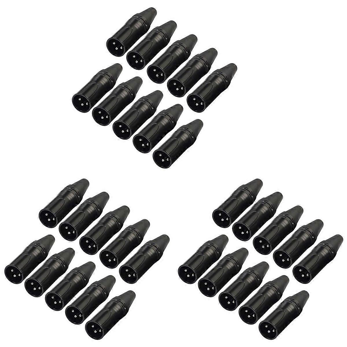 10pcs DIY 3Pin XLR Adapter Socket XLR Aviation Connector Welding Head Microphone Cable Connector