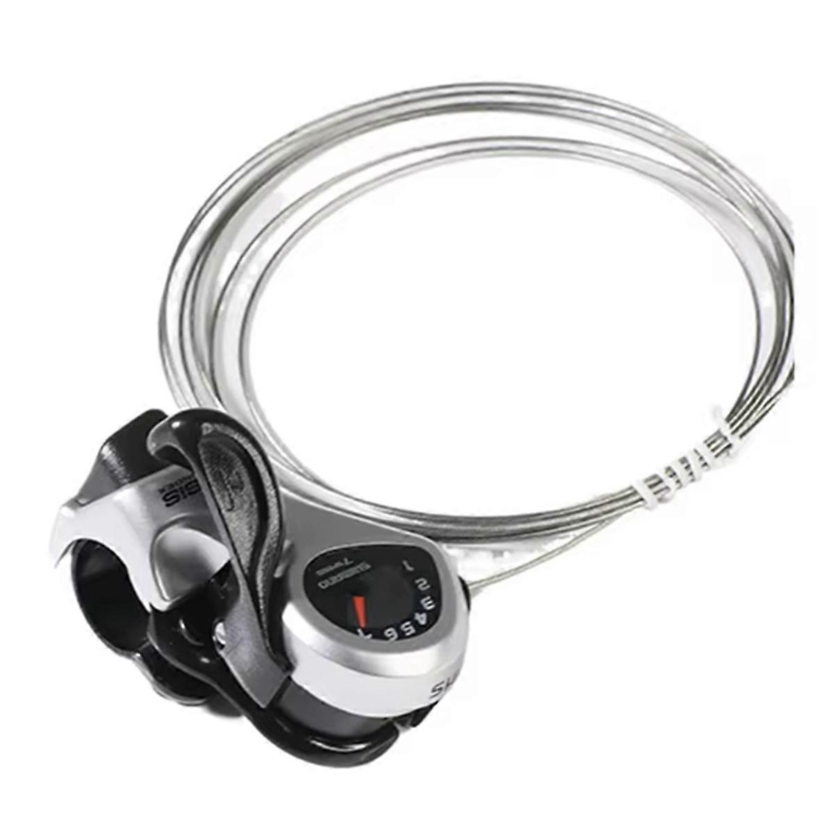 20 Inch Ebike Shift Lever High Strength 7 Speed Trigger Shifters Thumb Gear Set for V8 Mountain Bike