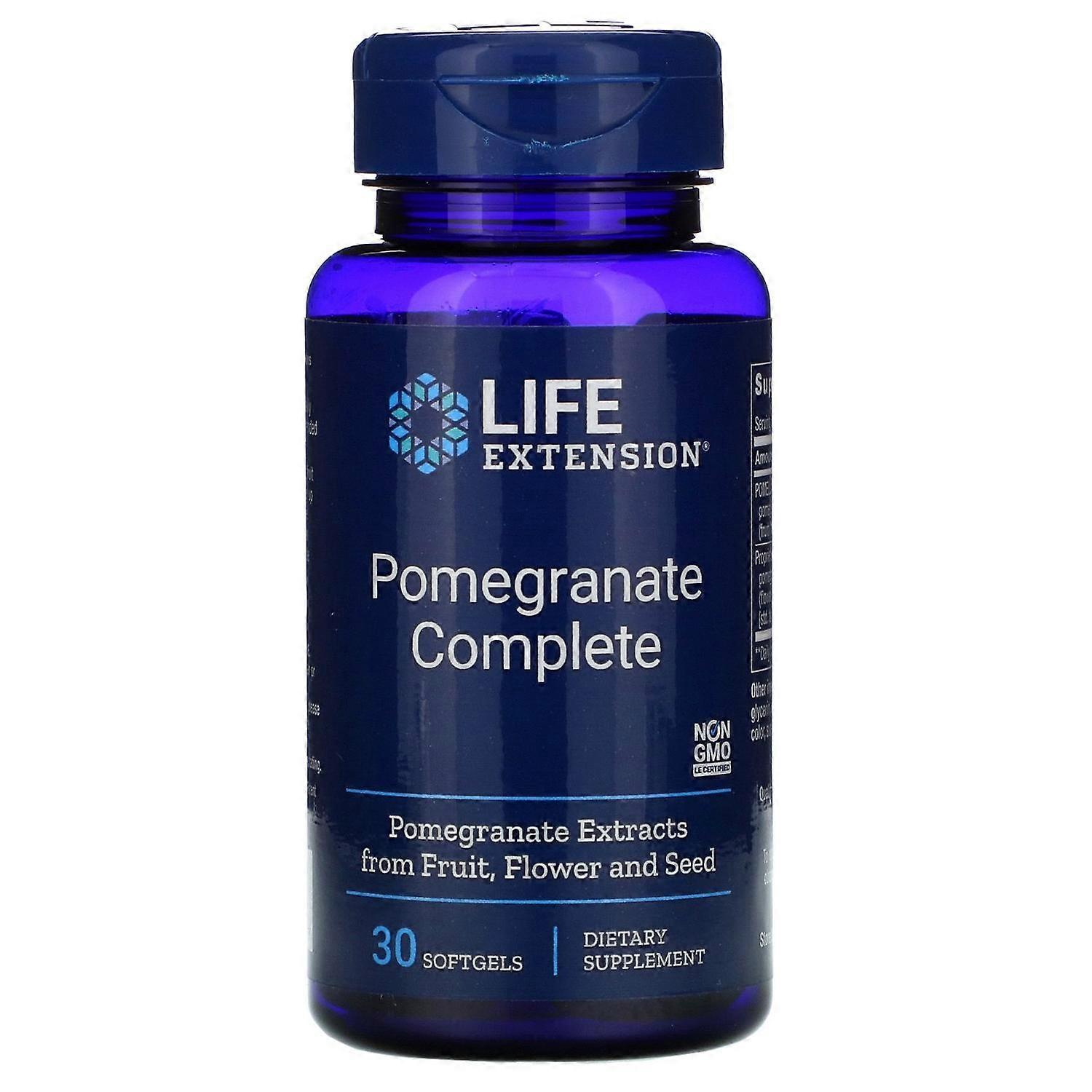 Life Extension, Pomegranate Complete, 30 Softgels